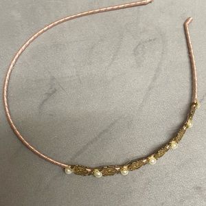 Gold Flower Headband